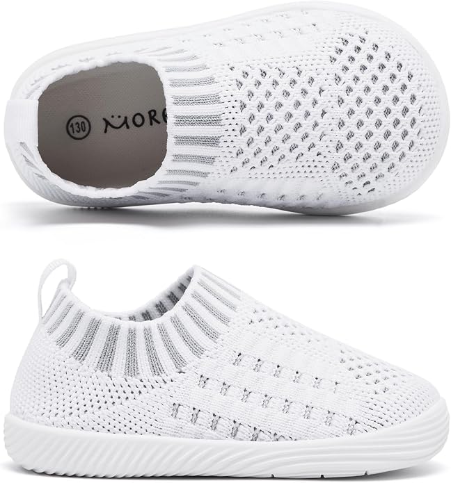 MORENDL Baby Toddler Walking Socks Non-Slip Breathable Unisex Casual Sneakers - Image 4