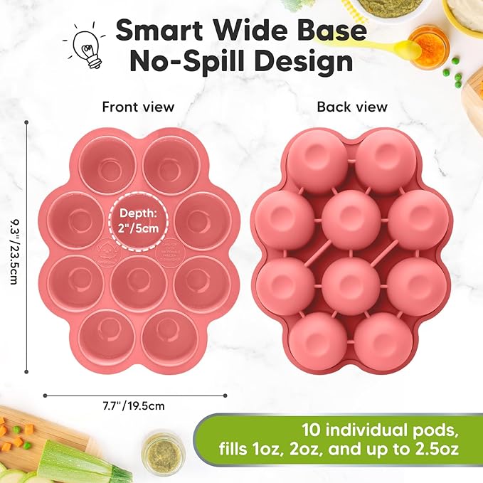 KeaBabies Silicone Food Freezer Trays - Image 2