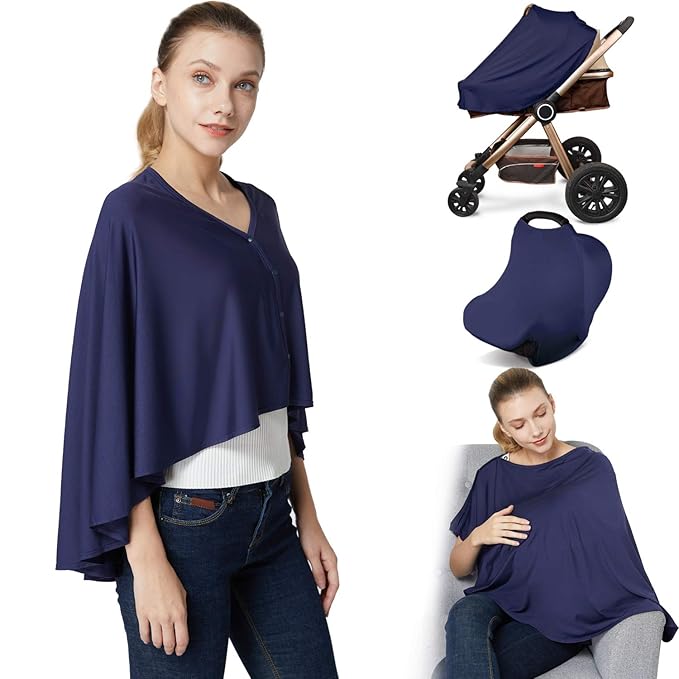 Nursing Cover & Baby Nursing Poncho, High Seat Cover, Stroller Cover, Shopping by Kefee+Kol