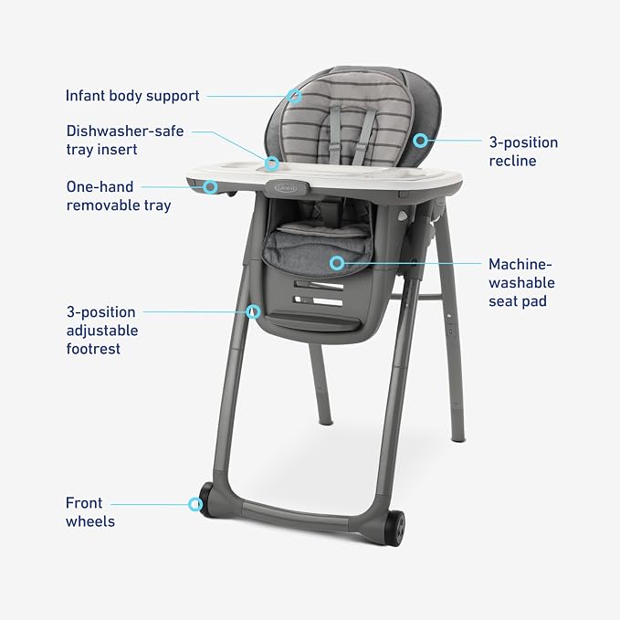 Graco Table2Table Premier Fold 7-in-1 High Chair - Image 8
