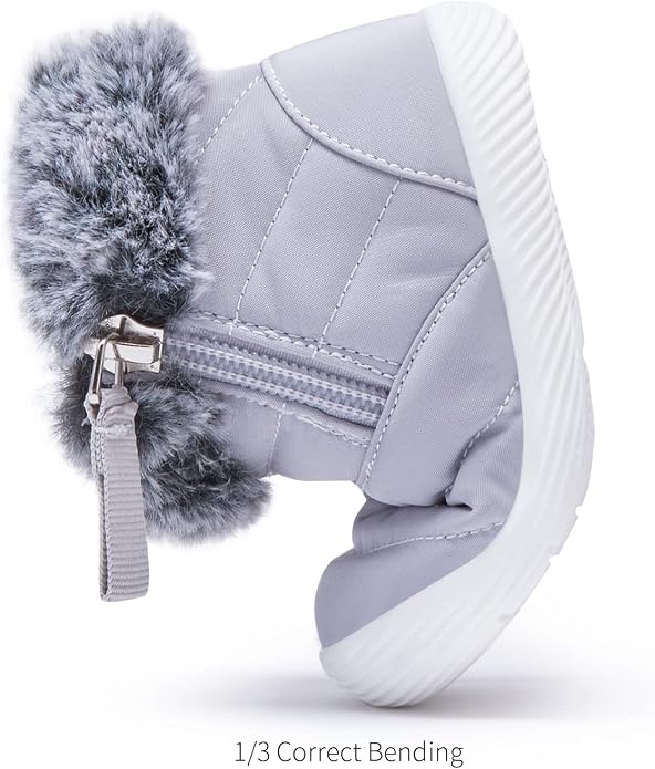BMCiTYBM Baby Boy Girl Snow Boots Waterproof Winter Warm Booties Nonslip - Image 6