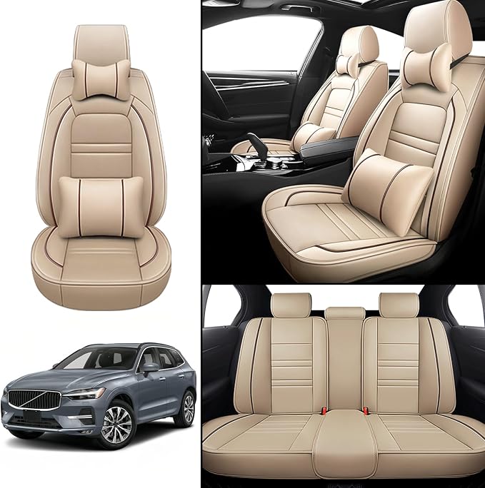 Car Seat Covers for Volvo Car xc60 2010-2025 | 5-Seats Seat Covers, Waterproof - Image 2