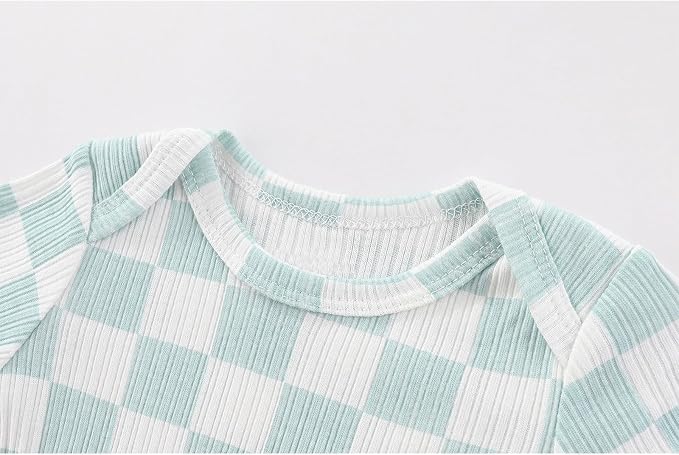 Fashion Baby Boy Girl Bodysuits 6-Pack Casual Cotton Soft Infants Outfit New - Image 2