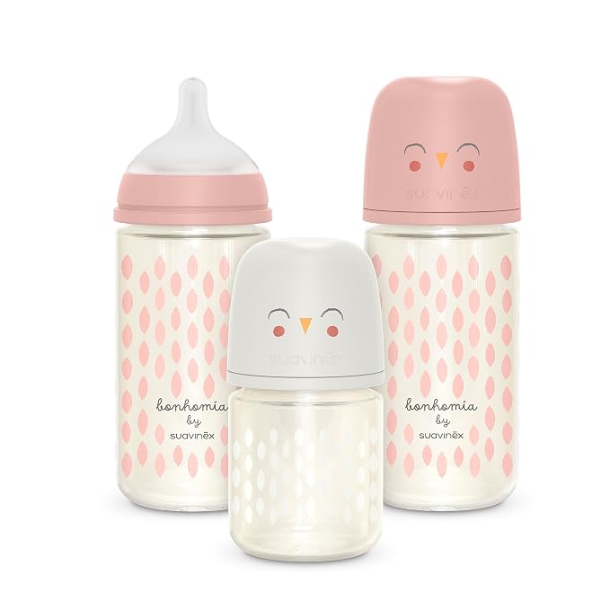 Suavinex Bonhomia Glass Baby Bottle by Suavinex