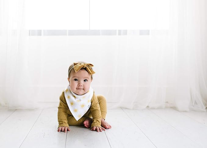 Copper Pearl 6 Pack Soft Cotton Baby Bibs - Image 8