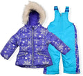 Arctic Quest Little Girls Bib Snow Pants and Ski Jacket Water-Resistant Snowsuit by ArcticQuest