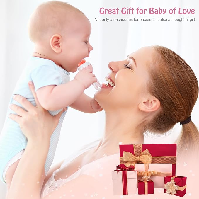 Baby Solids/Frozen Fruit Feeder Pacifier, Infant Teether Toy 4M+, BPA-Free - Image 4