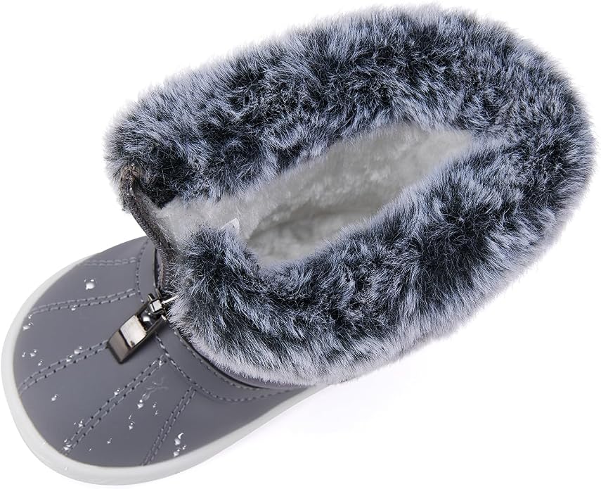 BMCiTYBM Baby Boy Girl Snow Boots Waterproof Winter Warm Booties Nonslip - Image 4
