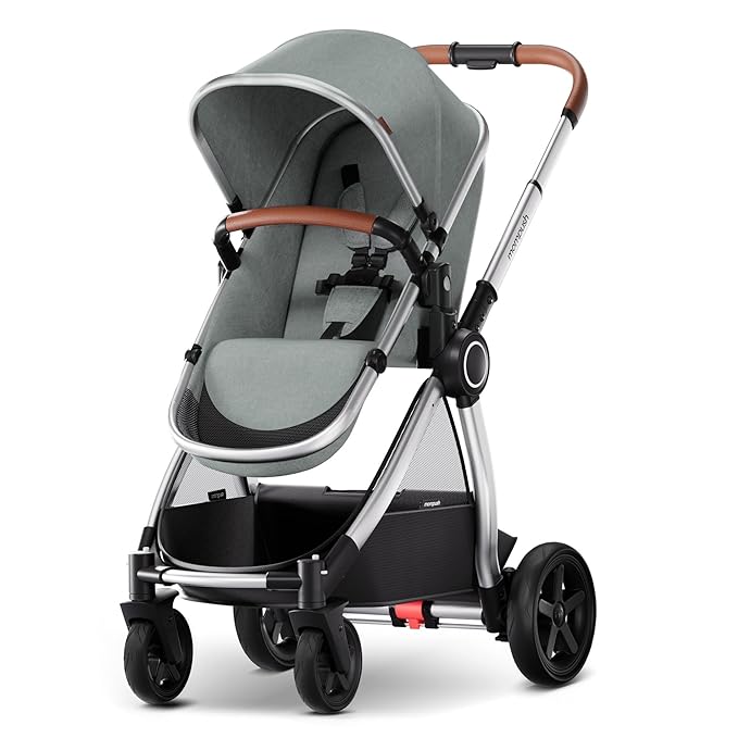 Mompush Ultimate2 Baby Stroller, Premium Convertible Full-Size Stroller by mompush