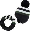 Duoyeree Kids Beanie Hat for Boys Girls Pom-pom Kint Hats Cozy Lining Winter by Duoyeree