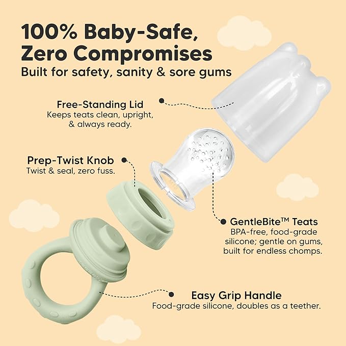 KeaBabies Baby Fruit Feeder 2pk - Image 3