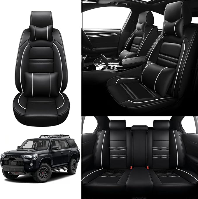 Car Seat Covers for Toyota 4runner 1991-2025 | 5-Seats Seat Covers, Waterproof - Image 2