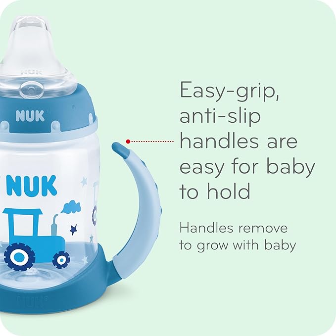 NUK Learner Cup 6+ Months Timeless Collection Amazon Exclusive 10 Oz – BPA Free - Image 3