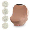 mushie Baby Car Seat Canopy Cover | Breathable & Stretchy Multi Use Cover by mushie