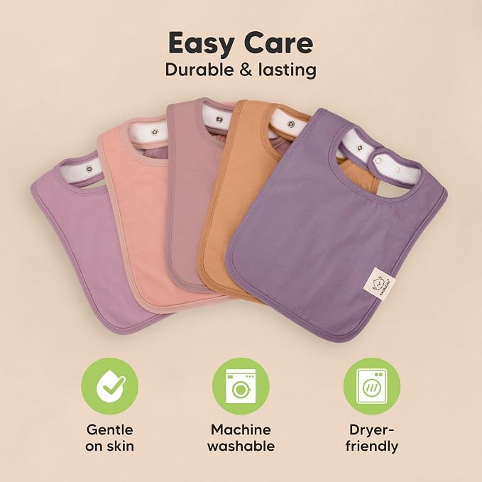 KeaBabies 8-Pack Organic Baby Bibs - Image 7