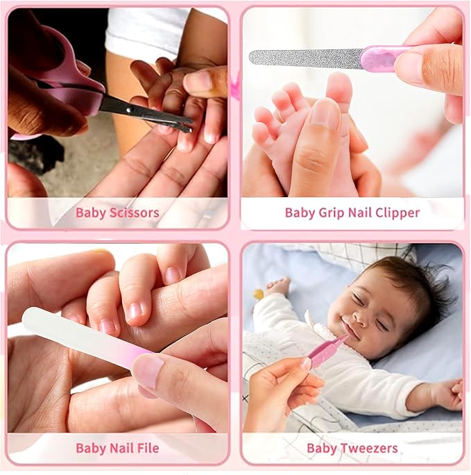 Baby Nail Trimmer Electric, Baby Nail Clippers, 6 in 1 Baby Nail File, Nail - Image 2