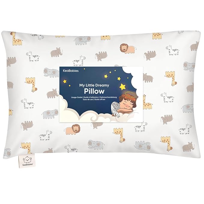 Toddler Pillow with Pillowcase by KeaBabies