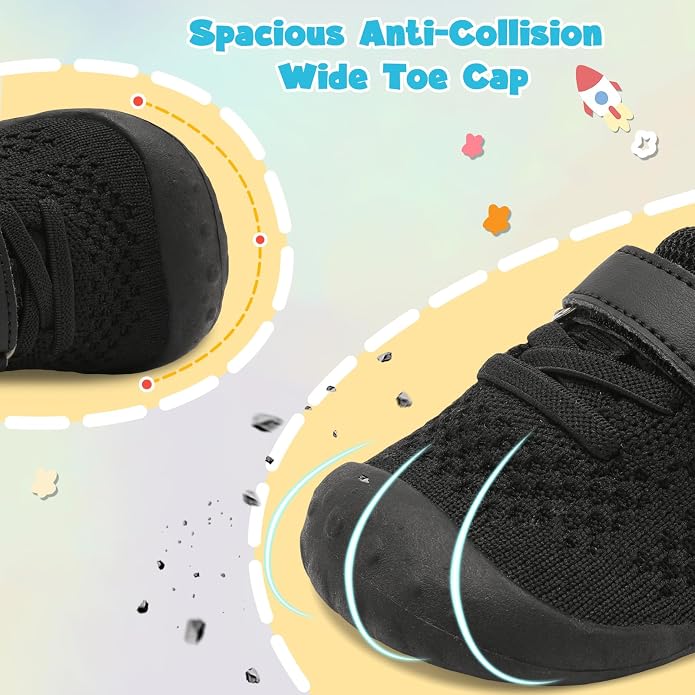 LeIsfIt Baby Shoes Girls Boys First Walking Shoes Infant Sneakers Crib Shoes - Image 2