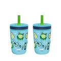 Zak Designs Kelso 15 oz Tumbler 2pc Set, Leak-Proof Screw-On Lid by ZakDesigns