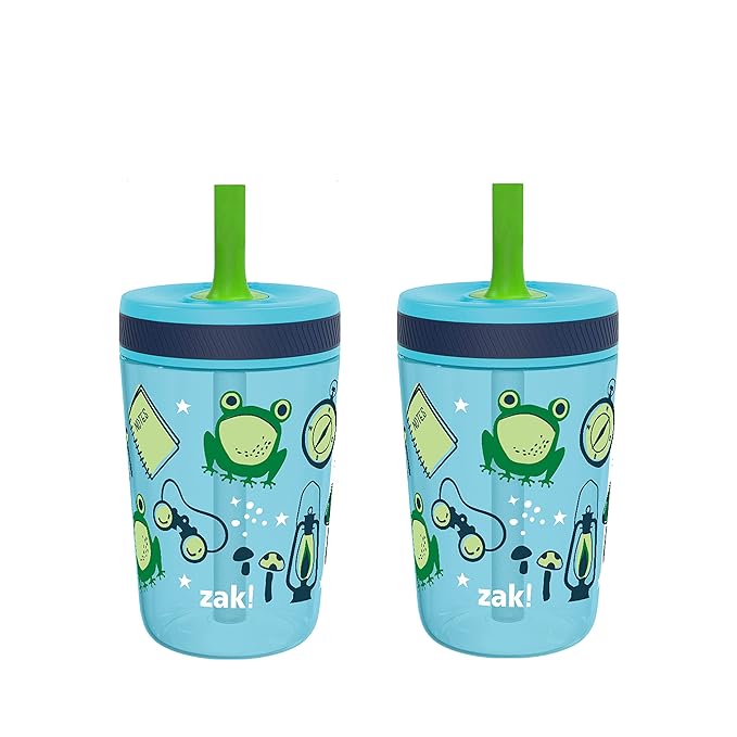 Zak Designs Kelso 15 oz Tumbler 2pc Set, Leak-Proof Screw-On Lid by ZakDesigns