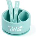 Bella Tunno Silicone Suction Bowl & Spoons by BellaTunno