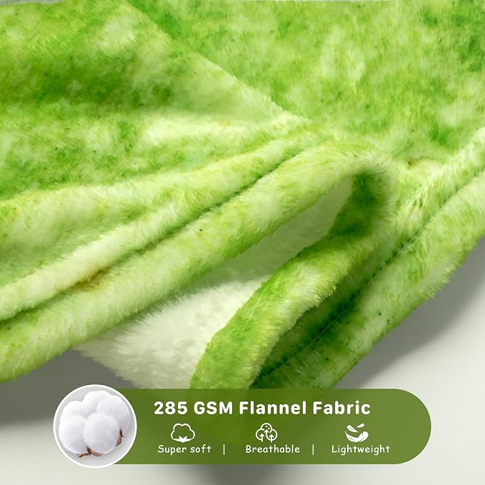 Spinacia Blanket Baby, Newborn Toddler, 285 GSM Soft Flannel Wearable Wrap - Image 5