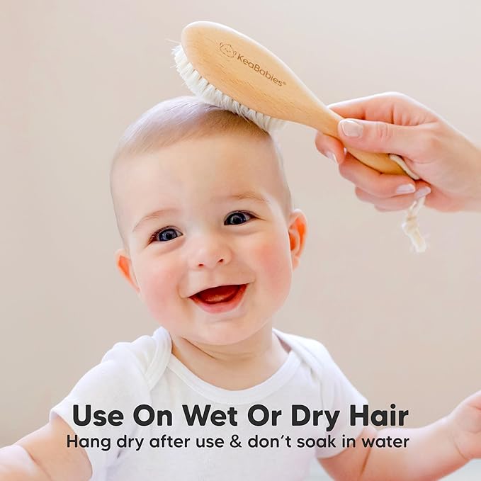 Wooden Baby Hair Brush - Image 6