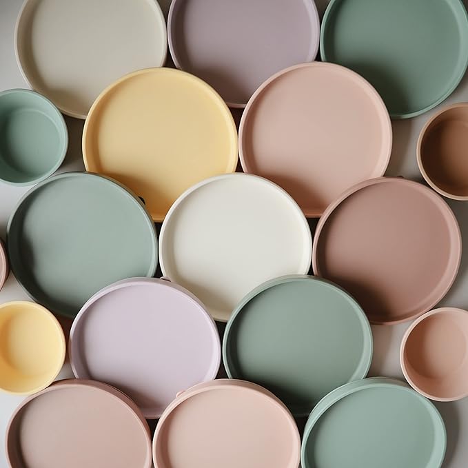 mushie Classic Silicone Suction Plate | BPA-Free Non-Slip Design - Image 7