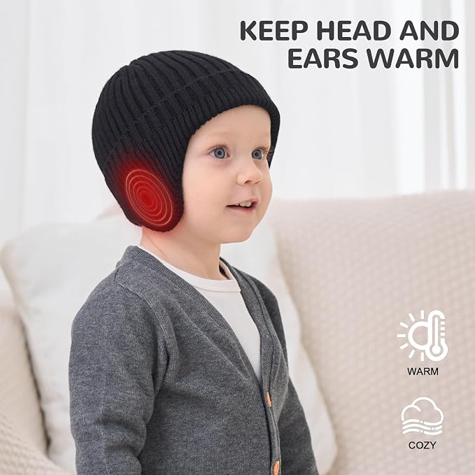 POXIMI Baby Boy Winter Hat Toddler Warm Beanie Girl Knit Hats - Image 3