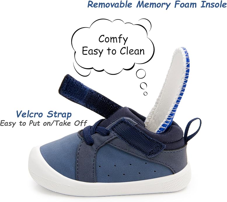 Wide Baby Shoes Boys Girls Zero Drop Barefoot Infant First Walkers Lightweight - Image 6