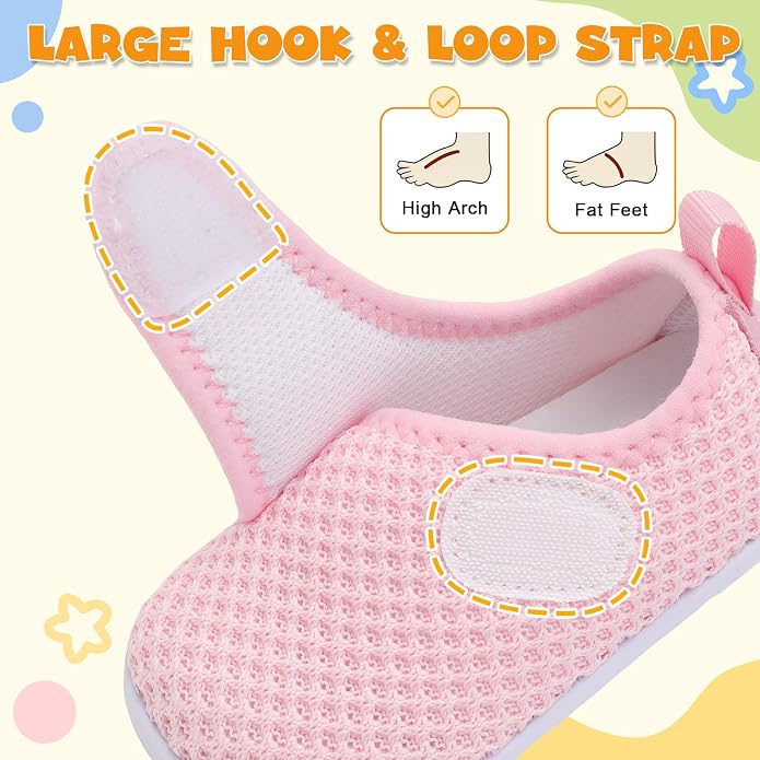 LeIsfIt Baby Shoes Boys Girls First Walking Shoes Non-Slip Infant Sneakers - Image 2