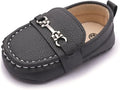 LONSOEN Baby Girls Boys Loafers Prewalker Dress Crib Shoes by LONSOEN