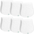 Muslin Burp Cloths Set, 6 Pieces, 100% Organic Cotton Hand Washcloths by RomyRo
