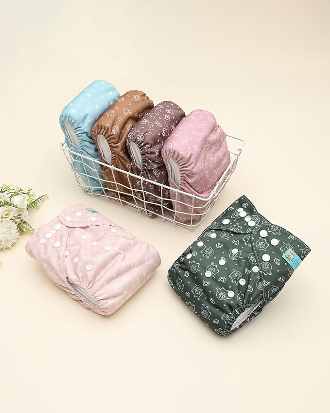 ALVABABY Baby Cloth Diapers 6 Pack - Image 9