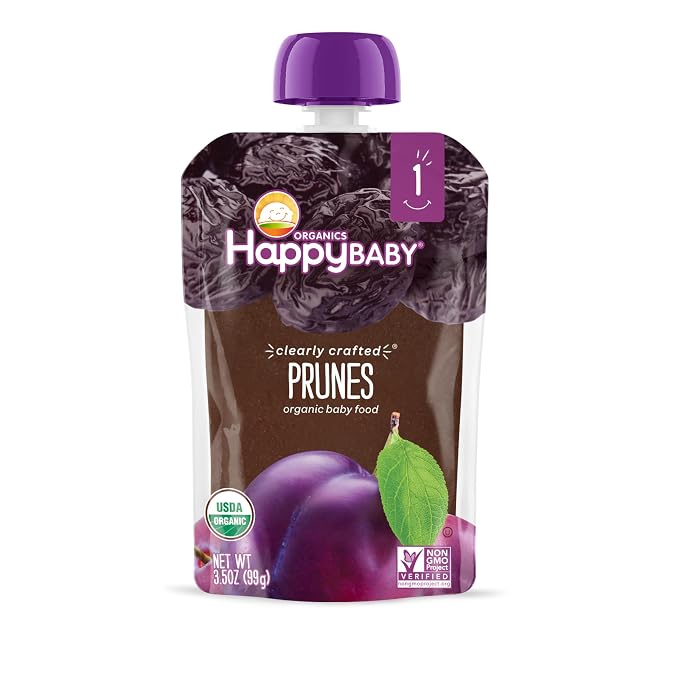 Happy Baby Clearly Crafted, Organic Baby Food, Stage 1, 3.5oz Clear Pouch - Image 6
