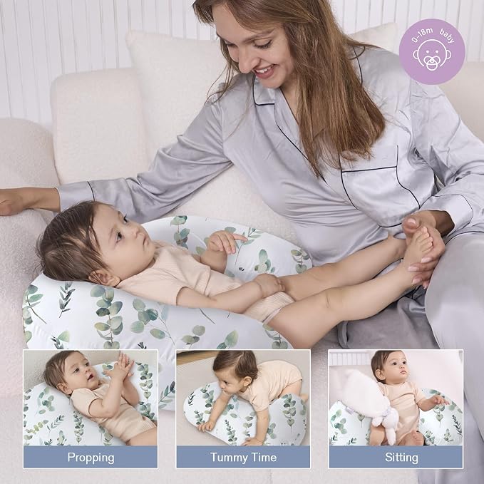 Little Grape Land Nursing Pillow, Upgraded Breast Feeding Pillow - Image 2