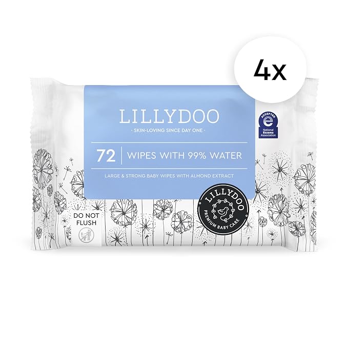LILLYDOO Baby Wipes with 99% Water – Unscented, Hypoallergenic, Plant-Based - Image 2