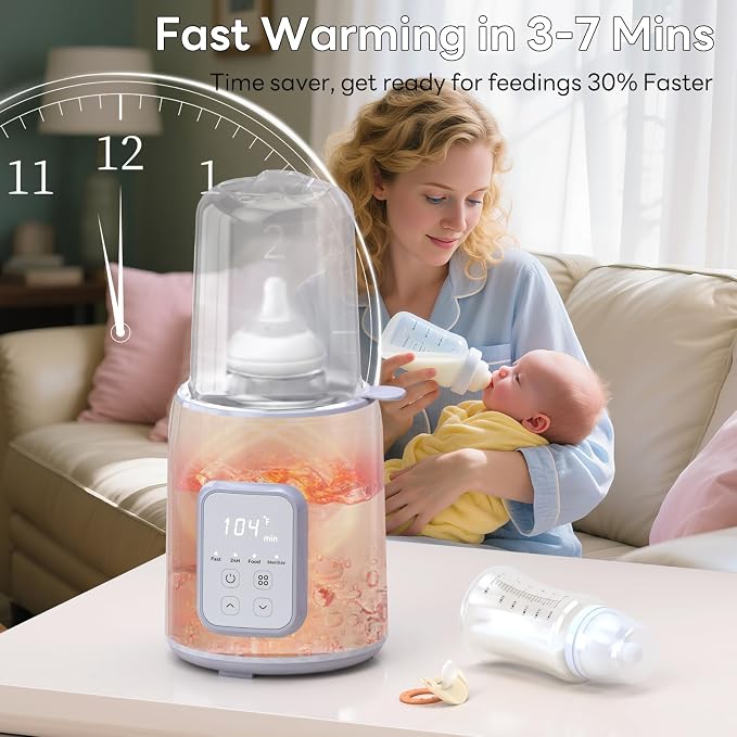 Bottle Warmer, 8-in-1 Fast Baby Bottle Warmer - Image 3