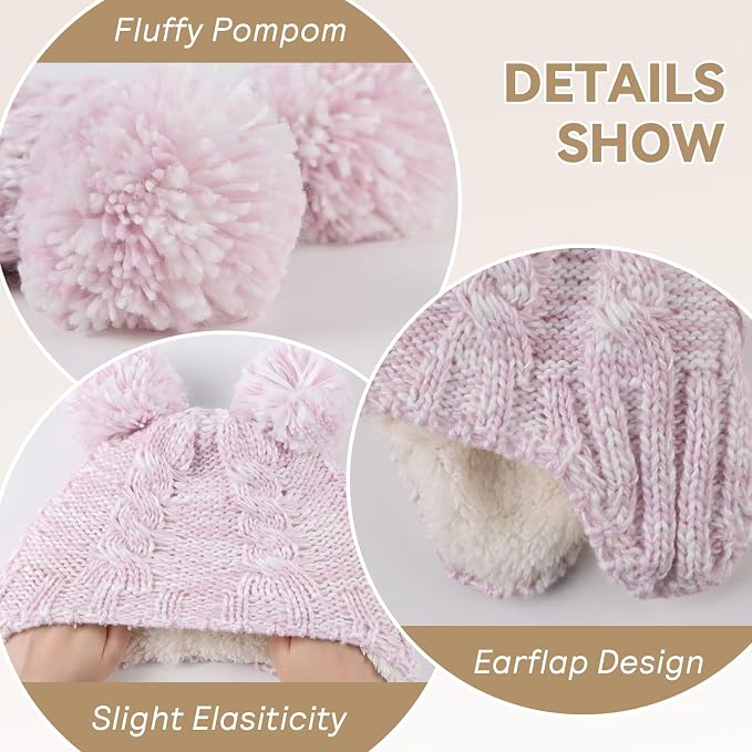 Zsedrut Winter Baby Boy Hats Pompom Baby Beanie - Image 3