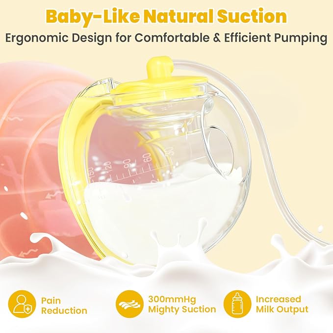 1308 Hands Free Breast Pump | SPA-Level Comfort Wearable Breastfeeding Pump 3 - Image 3