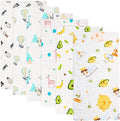 FOOK FISH Muslin Burp Cloths Cotton Burping Cloth 20'' X 10'' Pack of 6 by FOOKFISH-EspeciallyForYou