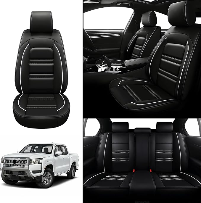 Seat Covers for Nissan Car Frontier 1998-2025 | 5-Seats Leather Seat Covers - Image 2