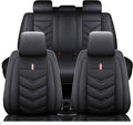 Leather Car Seat Covers Fit for LR LR4 2009-2016, 5 Seater Waterproof and by TENDER+GLOW