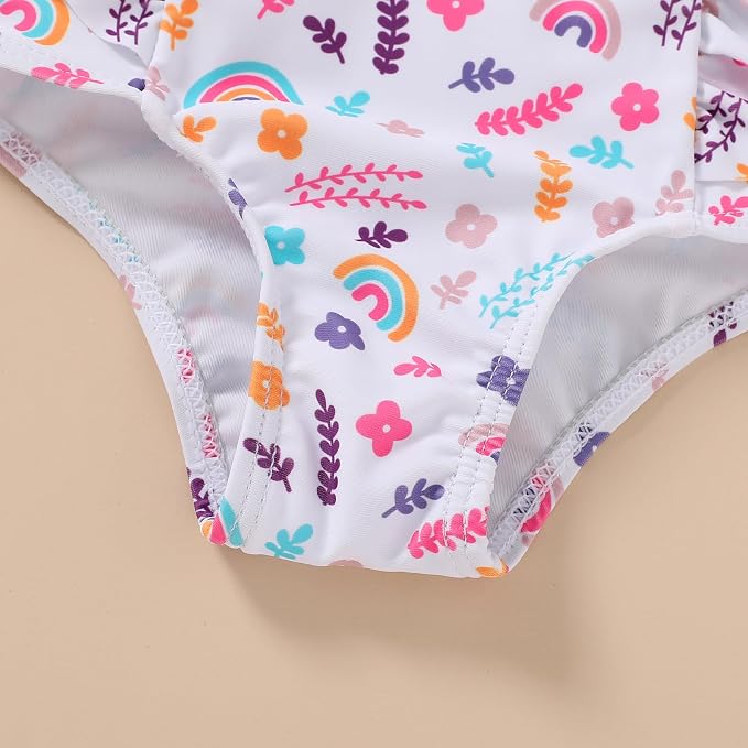 Happy Town One-Piece Infant Toddler Baby Girl Summer Swimsuit Watermelon - Image 3
