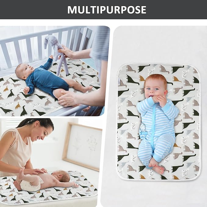 Baby Diaper Changing Pad, 21 5/8" x 31.5" Waterproof Changing Pad Liners - Image 6