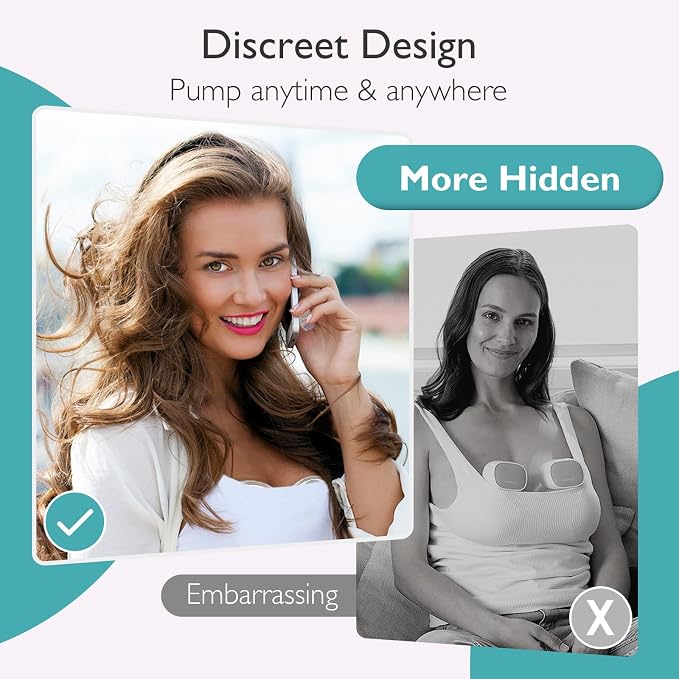 Hands Free Breast Pump, Momspeace Breast Pumps - Image 4