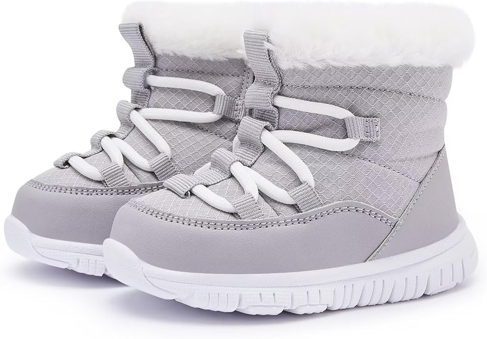 BMCiTYBM Girls Boys Snow Boots Warm Winter Fur Lined Baby Shoes - Image 5