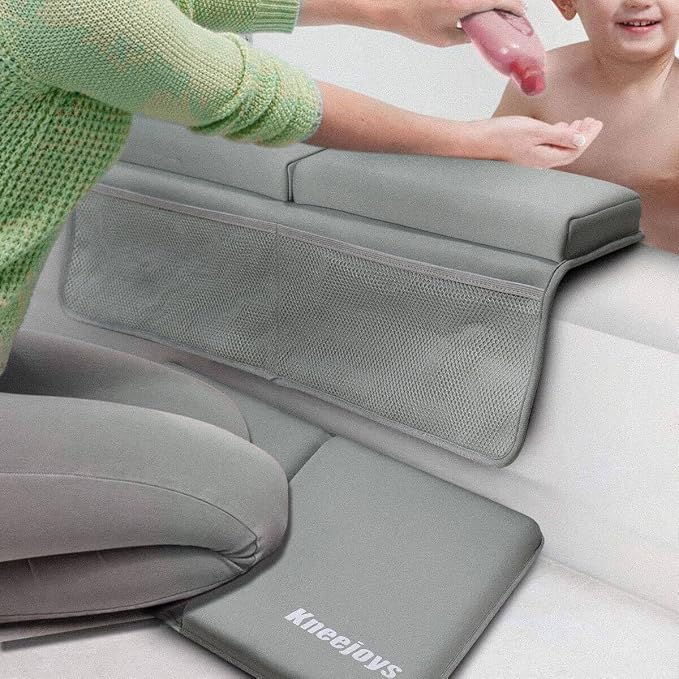 Bath Kneeler and Elbow Rest Pad Bath Kneeler Baby Bath Mat Kneeling Pad Bath - Image 2