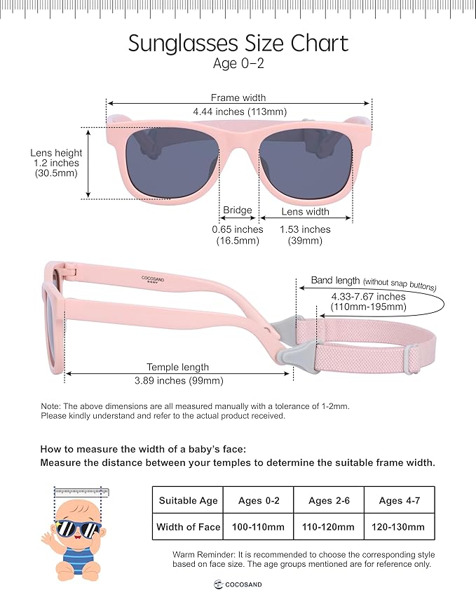 COCOSAND Flexible Baby Sunglasses - Image 7