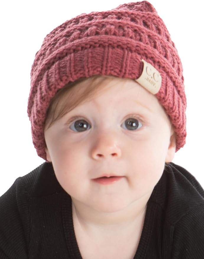 Funky Junque Baby Winter Hat – Cute Newborn Hats, Cozy Warm Infant Beanie - Image 3